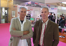 Leo Zwinkels en Arne van Aalst (Prominent) namen ook een kijkje op de Horti Fair.