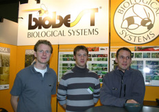 Het team van Biobest met Bart Elseviers, Geert Bleuzé en David Vanderbruggen