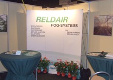 In de stand van Reldair Fog-Systems.