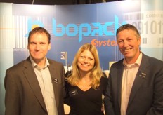 Remco van Keulen, Katja Visser en Gehrard Kramer van Bopack Systems