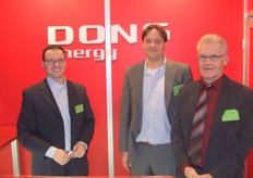 Erwin van Gemert, Bart Janssen en Frank van Dijk van Dong Energy.