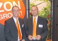 Erik Versteeg en Peter Leeuw van ZON