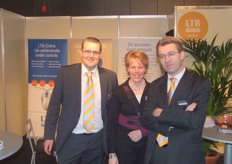 Peter van der Wilk, Rie van der Stelt en Marco Stehouwer van LTB.