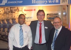 Baldwin Strik, Geert Helderman en David de Wit van Tyco en Honeywell.