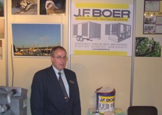 Hans Boer was ook op de beurs met z'n stroomaggregaten.