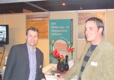 Maurice van Winden en Martijn Bouwman van SDF Besturings- en managementsoftware.