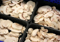 Gesneden champignons