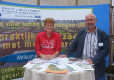 Marian Vlaswinkel en Gijs van Kruistum van PPO uit resp. Westmaas en Lelystad.