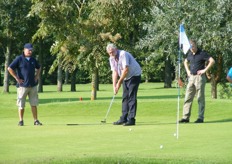 Peter Klapwijk in actie.