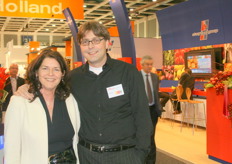 Samen met Dirian Boekhout op de foto. Loop je gearmd over de beurs wil iedereen van ons een foto maken