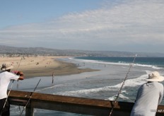 zicht op het strand