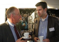 Kees Struijk (Grodan) en Markus Huurman (Koppert Biological Systems)