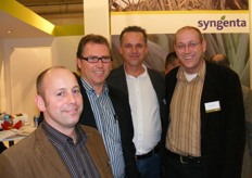 John Schoever, Kurt Levebre, Hans Kalter en Guido de Wit van Syngenta