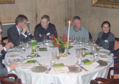 Aad van Dijke, Theo Schotte, Dick Oosthoek, Frank van Kleef, Jaap Verschoor, Suly Tauta Escobar (Innovative Fresh) en Jelger de Vriend