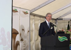 Philip Smits ging in op de positie van champignons in de keten. Hij wenste dat Zaltbommel het grootste, maar bovenal beste centrum van verse paddenstoelen in Nederland zal worden.