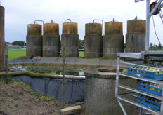 Ontijzeringsinstallatie voor het bronwater