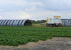 De tunnelbogen worden binnenkort geplaatst