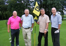 Frans van der Burg, John van der Knaap, Paul Ammerlaan en Fred van Heyningen