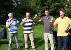 Aad van Dijk, Koos Groenewegen, John Arkesteijn en Rob Paardekooper