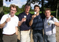 Marco Stehouwer, Gert van Geest, Ben Groenewegen en Goos Hofland.