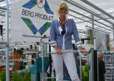 Bij Berg Product was even voor vervangende standbemanning gezorgd...