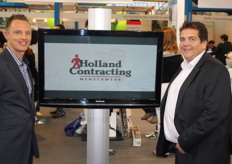 Volker van Vuurde en Johan de Jong van Holland Contracting.