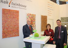 Henk de Greef, Amanda van Dijk en Jean Maison van Naktuinbouw