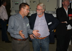 Onderonsje Jos Coubo en Martin Frankort