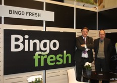 Jan-Pieter van der Zwaard (l) en Paul van Remoortel (r) zijn te spreken over de beurs. Bingofresh is ook dit jaar van plan om het merk Barroc verder uit te breiden.