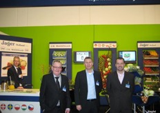 vlnr Tim Kenter, Aad van der Linden, Brian Meier en Ron Wemmenhove in de gezamelijke stand van J.H. Wagenaar en Jager Holland.