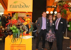 Marco de Jong, Margot Hart en Wim van der Burgh in de FresQ-stand. Voor Marco ging hiermee een weddenschap verloren...