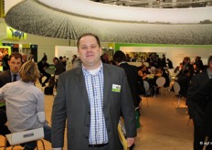 Fruitinkoper Maarten van't Hof van Bakker Barendrecht in de Univeg-stand