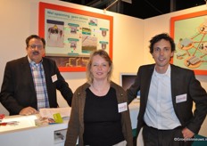 Walter van Etten, Martine van Staalduinen en Jordi Buter van Westland Infra