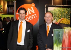 Erik Hovens en Peter Leeuw in de stand van ZON