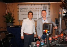 Paul Koppert en Wouter de Jong van Koppert Machines