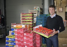 Joris Wouters staat nog maar sinds enkele weken met zijn bedrijf op de groothandelsmarkt en was eerder actief in de stad Brussel onder de naam Willy Wouters