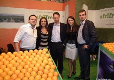 Het team van Origin Fruit Direct uit Nederland en Afrifresh uit Zuid-Afrika: OFD team Rotterdam Jan Hoefsloot, Charika Sundermeijer, Corne van de Klundert, OFD team Polen: Monika Kantoch, Andrzej Osko