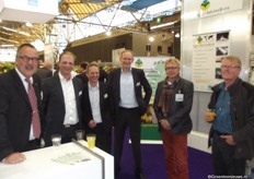 Het team van Agro AdviesBuro met Van Winden uit Erica.