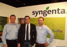 Ruud Roeven, Marcel Krumbach en Gerard Barendregt van Syngenta