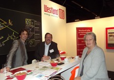 Jordi Butter, Walter van Etten en Bep Nauwels van Westland Infra