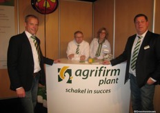 Rolf van Dijck, Jan Verbeek, Nanda Wildeman en Ronald Hendriksen van Agrifirm Plant.