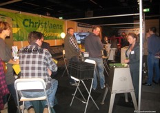 De grote stand van Christiaens Agro Systems.