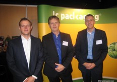 Bij LC Packaging bemannen Ruud den Boer, Frank Rooling en John Gielen de stand.