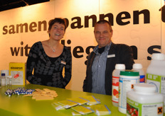 Lianne van Wijk en John Verstraaten van Certis