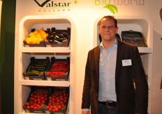 Camiel Bugter op de stand van Valstar Holland.