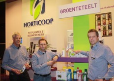 Horticoop wordt onder andere vertegenwoordigd door Mart Slingerland, Jan Popken en Marcel Weinans