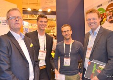 Frank Mosterd van Gilad Produce, Marcel van der Pluijm van Global Green Team en Arnold Reijers van Rijk Zwaan