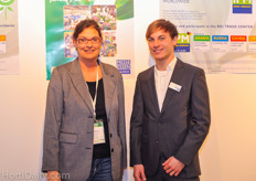 Andrea Hoelker en Torben Brinkmann van de Messe Essen.