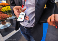 De mobiele stand van Bart Koek van Sensitech