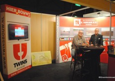 Stand van Betonwerk D. Verkade en Twins Bouw. Marco van Vianen van Twins.